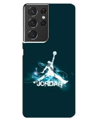 Чехол для Samsung Galaxy S21 ultra с картинкой «Jordan Blue Fire» Чехол для Samsung Galaxy S21 ultra с картинкой «Jordan Blue Fire»
