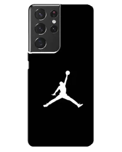 Чехол для Samsung Galaxy S21 ultra с картинкой «Jordan Silhouette»