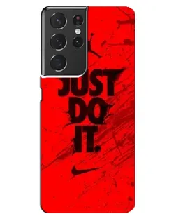 Чехол для Samsung Galaxy S21 ultra с картинкой «Nike Just Do It»