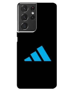 Чехол для Samsung Galaxy S21 ultra с картинкой «Adidas Cyan Logo»