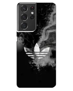 Чехол для Samsung Galaxy S21 ultra с картинкой «Абстрактный дым Adidas»