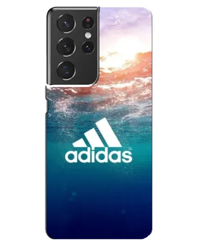 Чехол для Samsung Galaxy S21 ultra с картинкой «Океанская глубина адидас» Чехол для Samsung Galaxy S21 ultra с картинкой «Океанская глубина адидас»