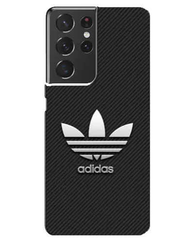 Чехол для Samsung Galaxy S21 ultra с картинкой «Adidas Карбоновая текстура» Чехол для Samsung Galaxy S21 ultra с картинкой «Adidas Карбоновая текстура»