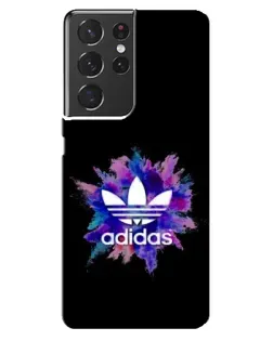 Чехол для Samsung Galaxy S21 ultra с картинкой «Взрыв красок Adidas»