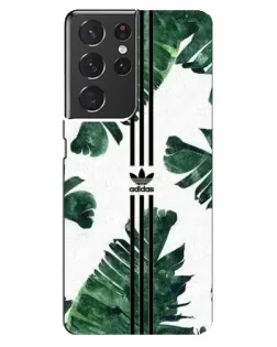 Чехол для Samsung Galaxy S21 ultra с картинкой «Пальмовые листья адидас»
