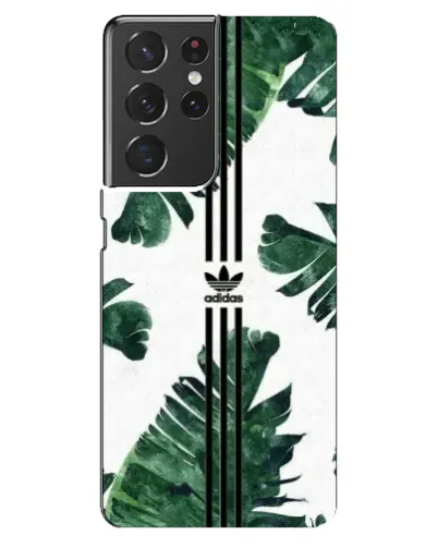 Чехол для Samsung Galaxy S21 ultra с картинкой «Пальмовые листья адидас» Чехол для Samsung Galaxy S21 ultra с картинкой «Пальмовые листья адидас»
