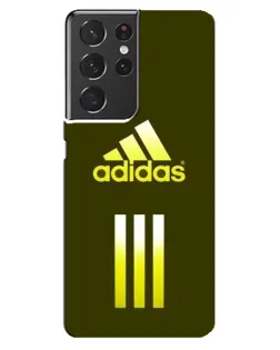 Чехол для Samsung Galaxy S21 ultra с картинкой «Оливковый градиент Adidas»