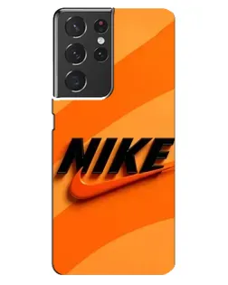 Чохол для Samsung Galaxy S21 ultra з картинкою «Помаранчевий драйв Nike»
