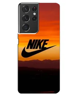 Чехол для Samsung Galaxy S21 ultra с картинкой «Nike — вечерний горизонт»