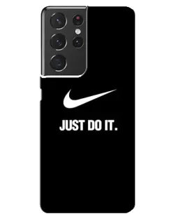 Чехол для Samsung Galaxy S21 ultra с картинкой «Классический принт Nike»