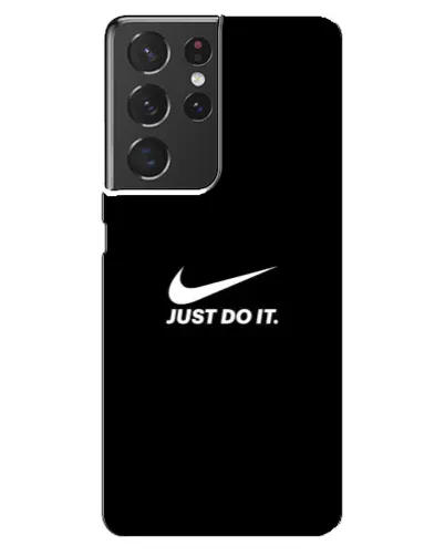 Чехол для Samsung Galaxy S21 ultra с картинкой «Минимализм от Nike»