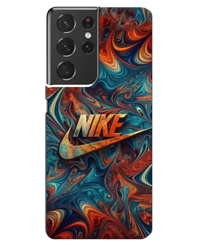Чехол для Samsung Galaxy S21 ultra с картинкой «Nike в абстракции»
