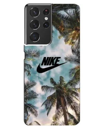 Чохол для Samsung Galaxy S21 ultra з картинкою «Тропічний принт Nike» Чохол для Samsung Galaxy S21 ultra з картинкою «Тропічний принт Nike»