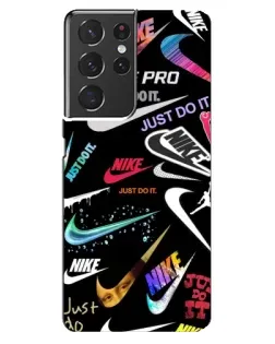 Чехол для Samsung Galaxy S21 ultra с картинкой «Nike — роскошь»