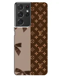 Чехол для Samsung Galaxy S21 ultra с картинкой «Louis Vuitton — банты»