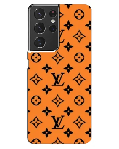Чехол для Samsung Galaxy S21 ultra с картинкой «Оранжевый стиль LV»