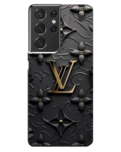 Чехол для Samsung Galaxy S21 ultra с картинкой «Кожаная текстура LV»