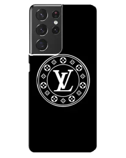 Чехол для Samsung Galaxy S21 ultra с картинкой «LV — печать стиля»