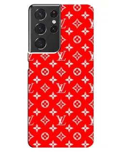 Чехол для Samsung Galaxy S21 ultra с картинкой «Яркий паттерн LV»