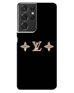 Чехол для Samsung Galaxy S21 ultra с картинкой «Louis Vuitton — минимализм»