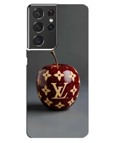 Чехол для Samsung Galaxy S21 ultra с картинкой «Красное яблоко LV»