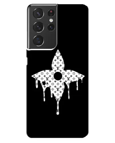 Чехол для Samsung Galaxy S21 ultra с картинкой «Цветочная монограмма»