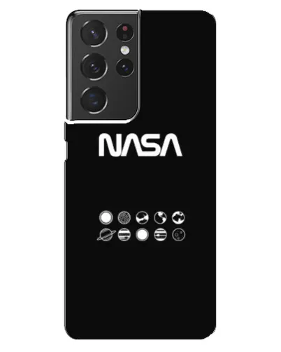 Чехол для Samsung Galaxy S21 ultra с картинкой «NASA — технический принт»