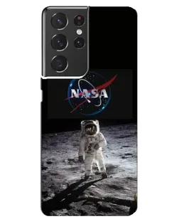 Чехол для Samsung Galaxy S21 ultra с картинкой «Астронавт на Луне»