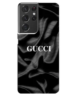 Чохол для Samsung Galaxy S21 ultra з картинкою «Gucci — шовкові хвилі» Чохол для Samsung Galaxy S21 ultra з картинкою «Gucci — шовкові хвилі»