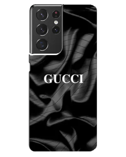 Чохол для Samsung Galaxy S21 ultra з картинкою «Gucci — шовкові хвилі»