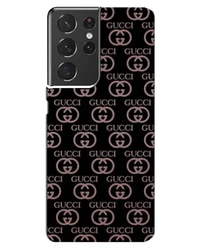 Чохол для Samsung Galaxy S21 ultra з картинкою «Класична монограма Gucci»