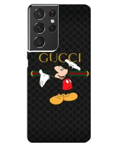 Чохол для Samsung Galaxy S21 ultra з картинкою «Міккі Маус Gucci»