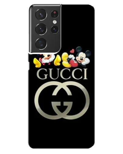 Чохол для Samsung Galaxy S21 ultra з картинкою «Gucci — герої Disney»