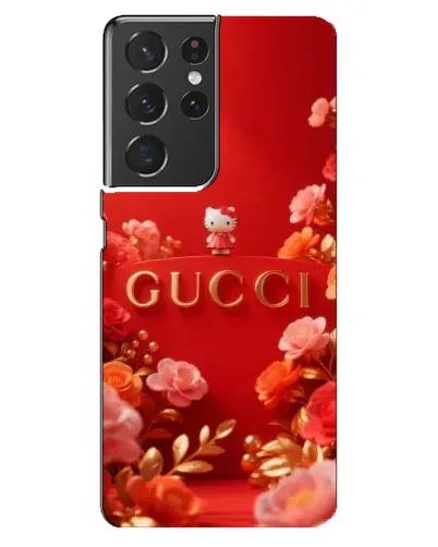 Чохол для Samsung Galaxy S21 ultra з картинкою «Gucci — золотий сад»