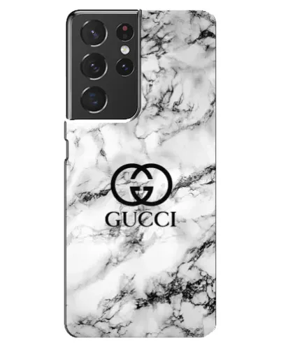 Чохол для Samsung Galaxy S21 ultra з картинкою «Gucci — мармуровий шик»