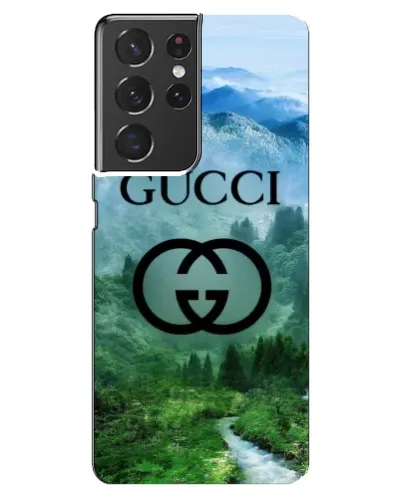 Чохол для Samsung Galaxy S21 ultra з картинкою «Gucci — гірський пейзаж»