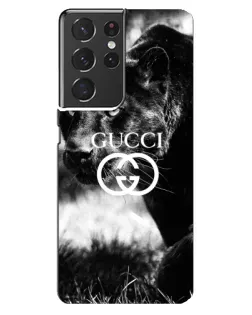 Чехол для Samsung Galaxy S21 ultra с картинкой «Gucci — дикая природа»