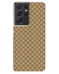 Чехол для Samsung Galaxy S21 ultra с картинкой «Gucci — классический беж»