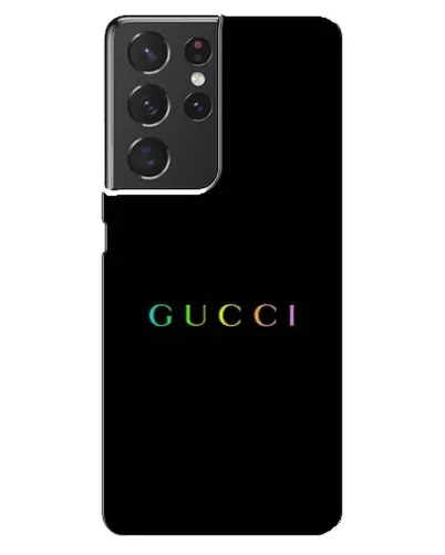 Чехол для Samsung Galaxy S21 ultra с картинкой «Gucci — неоновый минимализм» Чехол для Samsung Galaxy S21 ultra с картинкой «Gucci — неоновый минимализм»