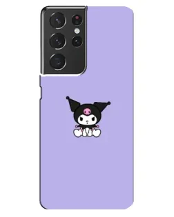 Чехол для Samsung Galaxy S21 ultra с картинкой «Kuromi — фиолетовый минимализм» Чехол для Samsung Galaxy S21 ultra с картинкой «Kuromi — фиолетовый минимализм»