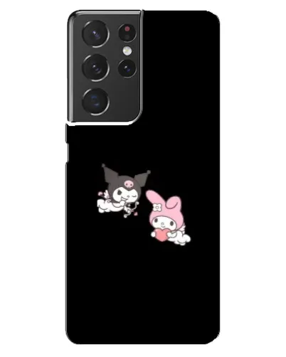 Чехол для Samsung Galaxy S21 ultra с картинкой «My Melody и Kuromi»