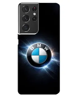 Чохол для Samsung Galaxy S21 ultra з картинкою «BMW — неонове сяйво» Чохол для Samsung Galaxy S21 ultra з картинкою «BMW — неонове сяйво»