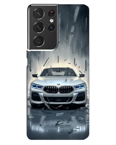 Чехол для Samsung Galaxy S21 ultra с картинкой «BMW в свете фар»