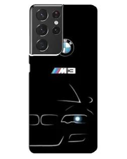 Чехол для Samsung Galaxy S21 ultra с картинкой «Минималистичный принт BMW M3»