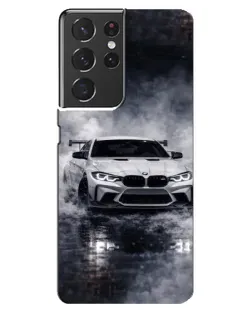 Чехол для Samsung Galaxy S21 ultra с картинкой «BMW сквозь туман»