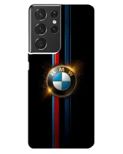 Чехол для Samsung Galaxy S21 ultra с картинкой «BMW M-Power неон»
