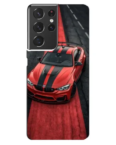 Чехол для Samsung Galaxy S21 ultra с картинкой «BMW на красной дорожке»