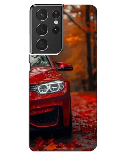 Чехол для Samsung Galaxy S21 ultra с картинкой «Осенняя BMW M4»