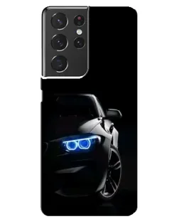Чохол для Samsung Galaxy S21 ultra з картинкою «BMW — нічний погляд»