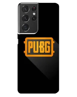 Чохол для Samsung Galaxy S21 ultra з картинкою «PUBG — рамка лого»